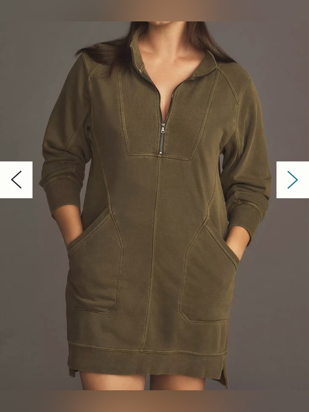 Daily Practice Anthropologie Meru Mini Dress Cotton Blend Athleisure Lounge Sz M